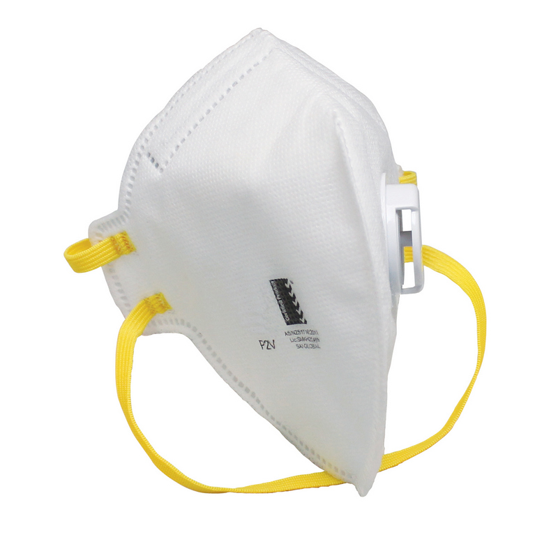 SE12U11 AS/NZS 1716:2012 FFP2 NR VERTICAL FOLD DISPOSABLE PARTICULATE RESPIRATOR WITH EXHALATION VALVE