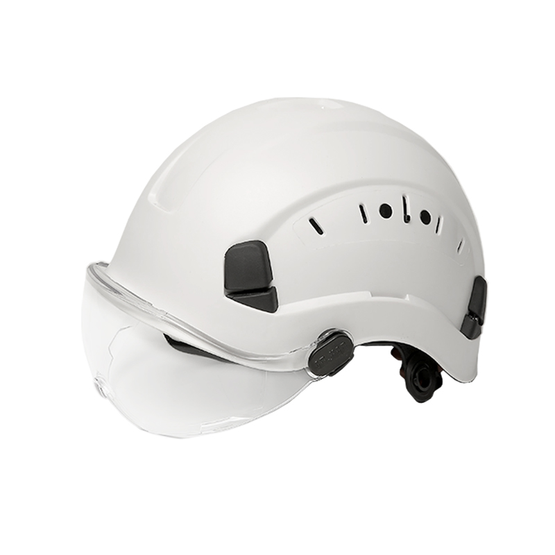 Helm mit Augenschutz
