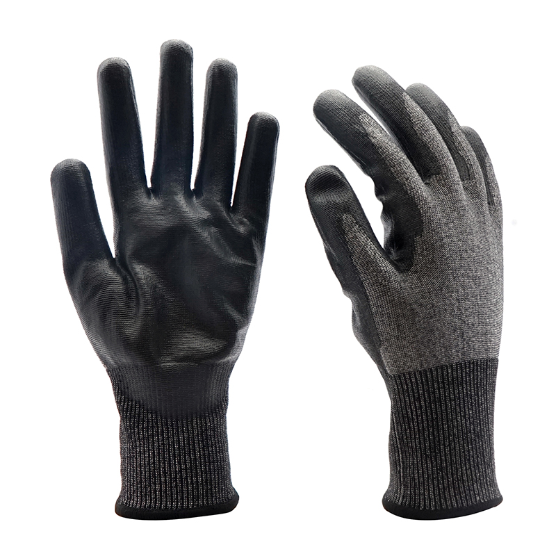18G PU Coated Cut Resistant Glove