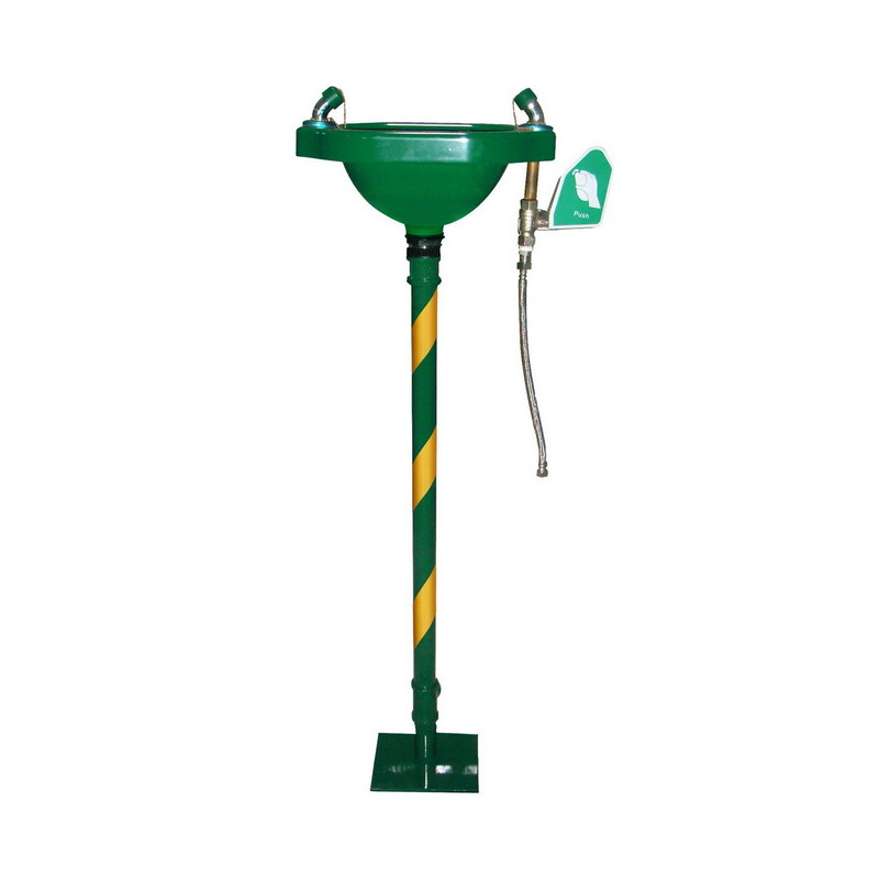 PEDESTAL MOUNTED EYE WASH