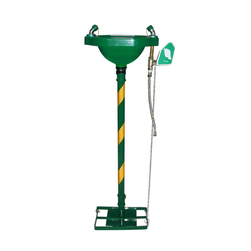PEDESTAL MOUNTED EYE WASH