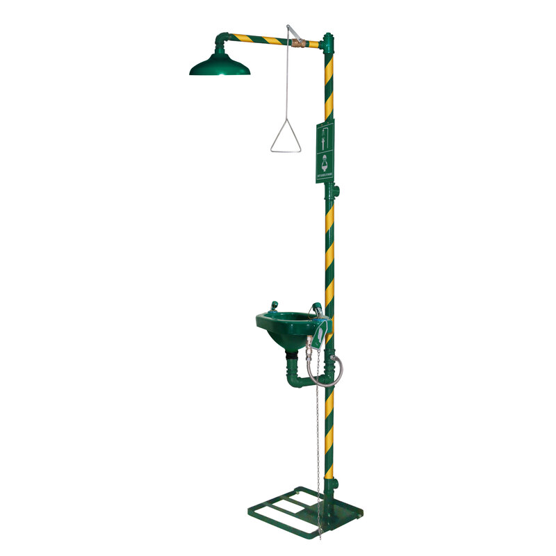 COMBINATION SHOWER WITH EYE WASH
