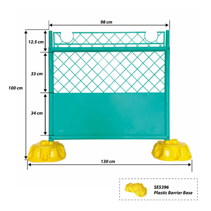 Barrière en plastique