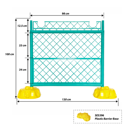 Base barriera in plastica